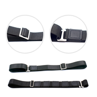 Ceinture de maintien de chemise pour homme et femme, élastique réglable, antidérapante, pour maintenir la chemise bien ajustée, sangle de maintien de chemise avec verrouillage
