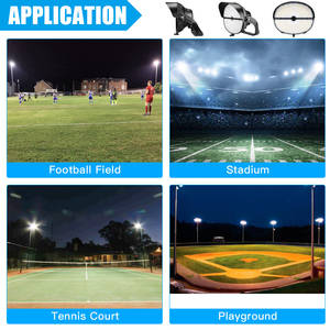 Éclairage de terrain de tennis 850W 200~480V IP65 LED, luminaire de stade, éclairage extérieur pour terrain de football, éclairage sportif commercial à LED - Product Image 6