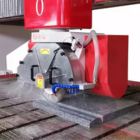 Scie à pont multifonctionnelle Hualong Machinery pour granit, coupe-carreaux, chanfreinage des bords de marbre, profilage de dalles de quartz et de basalte, PLC