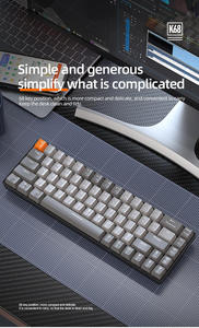 Teclado Mecánico Inalámbrico Bluetooth de 68 Teclas, Portátil, de Alta Gama para Juegos, con Teclas Personalizadas al 60% - Product Image 5
