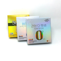 Boîtes en carton personnalisables avec logo et abonnement Préservatifs masculins de qualité supérieure Emballage cadeau personnalisé Impression de produits de qualité