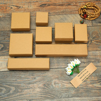 High Quality Jewelry Kraft Gift Box Custom Shaped Matt Lamination UV Coating Recyclable Fast Shipping Custom Logo