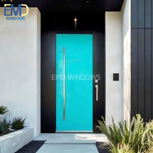 Puerta de Vidrio y Aluminio Residencial, Puertas Francesas Exteriores con Persianas - Product Image 3