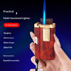 <span class=keywords><strong>Briquet</strong></span> multifonctionnel en métal, ouvre-bouteille, coupe-ongles, <span class=keywords><strong>briquet</strong></span> - Product Image 2