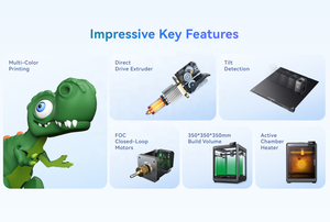 Creality Impresora 3d K2 Plus 3D Printer Desktop FDM Fast 600mm/s Speed Supports up to 16 Colors - Product Image 3