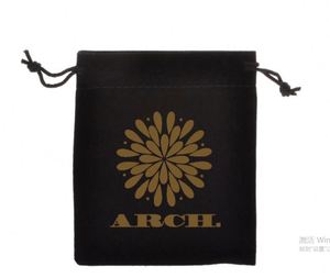 Sac cadeau pour bijoux en coton biologique et toile de mousseline, avec logo personnalisé imprimé à l'écran, fermeture à cordon, anti-poussière, biodégradable - Product Image 4