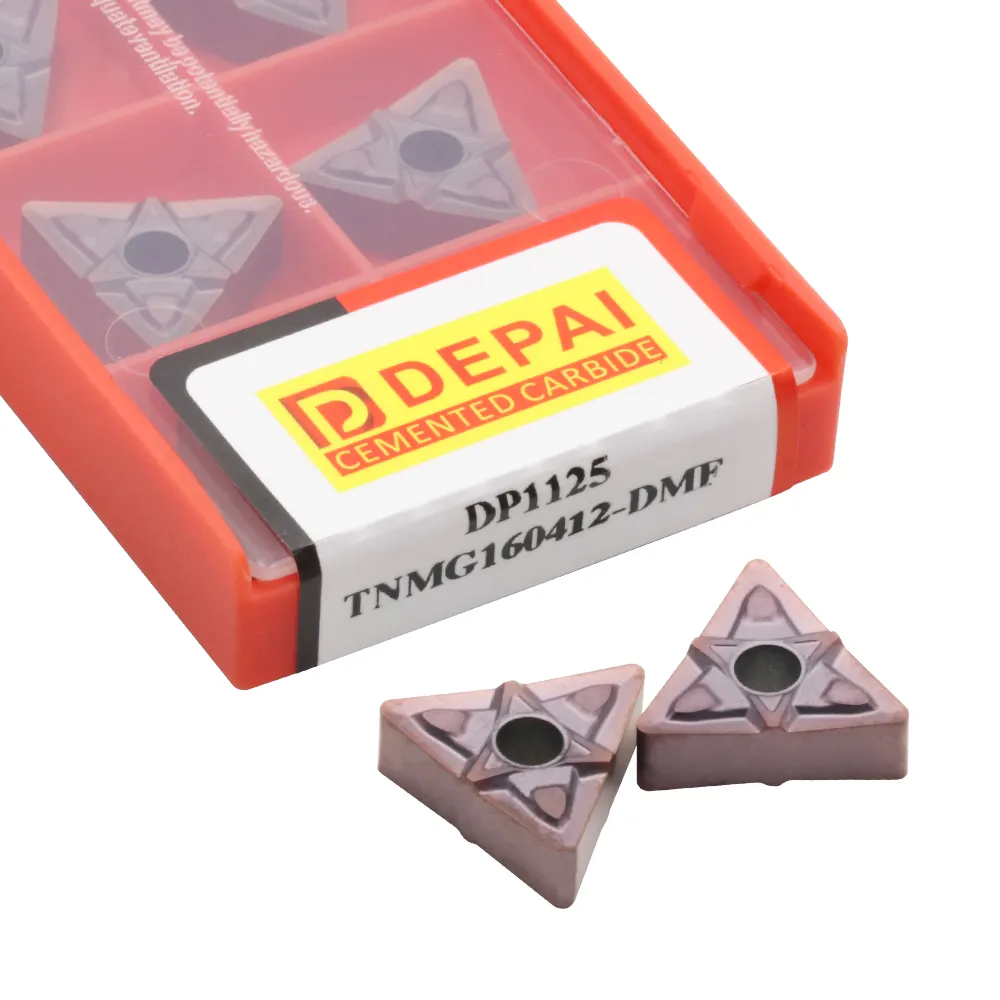 Depai 20% discount TNMG160408-DMF Lathe Blade CNC External Turning Tool TNMG Carbide Insert For Stainless steel