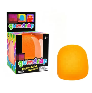   Pelota Antiestrés Gumdrop Super Sólida de Látex TPE/Silicona No Tóxica con Textura Elevada y Rugosa para Aliviar el Estrés y Calmar el Estado de Ánimo - Product Image 4
