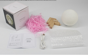 Lampe de <span class=keywords><strong>lune</strong></span> rechargeable USB à télécommande au <span class=keywords><strong>clair</strong></span> de <span class=keywords><strong>lune</strong></span> avec céramique - Product Image 5