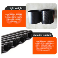 Tubo de Fibra de Carbono 3K Personalizado, 1-50 mm de Diámetro Exterior, Ligero, Alta Resistencia, Bajo MOQ, Muestra Gratuita para Drones, Coches RC, Pesca Telescópica