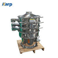 Tapiokamehl-Vibrationssieb Haferpulver-Vibrationssiebmaschine aus Edelstahl 304