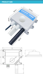 Rs485 Automatisch Weerstation LoRa Draadloze Datalogger en Wandgemonteerde Sensor voor Slimme Kasbewaking - Product Image 2