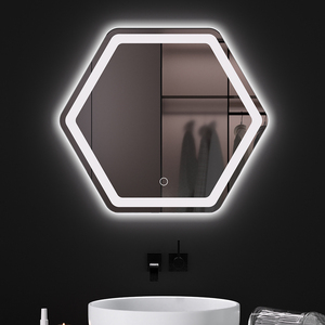 2024 hiện đại cảm ứng thông minh LED tắm gương không thường xuyên phòng tắm Vanity ánh sáng cho khách sạn hoặc căn hộ cảm biến chuyển đổi áp dụng - Product Image 5