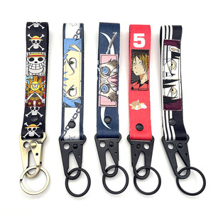 YYX venta al por mayor diseño Logo <span class=keywords><strong>tela</strong></span> <span class=keywords><strong>llaveros</strong></span> poliéster cordón Anime tejido llavero con regalos promocionales <span class=keywords><strong>personalizados</strong></span> - Product Image 1
