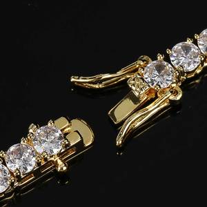 Hot-sell Hip-hop Preferential <b>Copper</b> Tennis <b>Chain</b> Zircon Custom Men Jewelry Necklaces Cuban Link <b>Chain</b> Unisex High-end Jewelry - Product Image 5