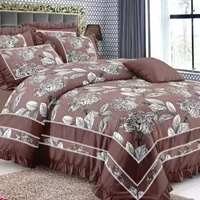 Vente flash - Ensemble de housse de couette de luxe 6 pièces, taille king, ensemble de literie en coton, ensemble de draps en microfibre, housse de couette