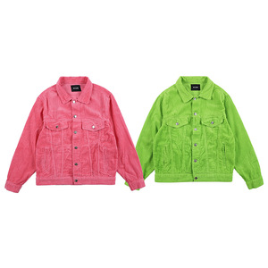 Unisex Warm Custom <strong>Corduroy</strong> Shirts Stripe <strong>Corduroy</strong> <strong>Jacket</strong> - Product Image 1