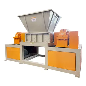 House Textile Double Shaft Shredder Crushing Woven Bag Twin Shaft Scrap Aluminum Composite Shredder Plastic Shredder Retail