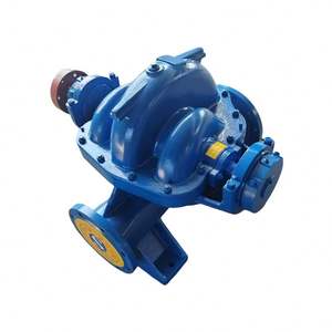 Pompe à eau industrielle horizontale à double aspiration, à corps divisé, à haut débit, monophasée - Product Image 4