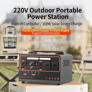 Estación de Energía Portátil de 400W con Pantalla Digital y Panel Solar de 480Wh, Ligera, con Pantalla LCD Integrada, para Camping y Emergencias - Product Image 5