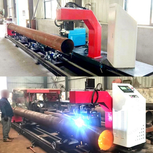 מכונת חיתוך פלזמה cnc תעשייתית עבור צינורות עגולים וצינורות עם רכיבי ליבה של ציוד משאבת מנוע stepper נושאת - Product Image 4