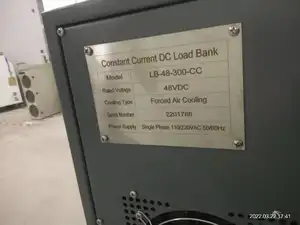 Dc 48V 300a Dummy Batterij Belasting Bank Testfaciliteit