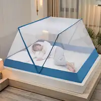 Складная кроватка с сеткой против комаров