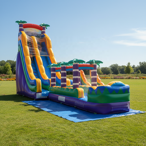 Toboggan aquatique gonflable en PVC <span class=keywords><strong>de</strong></span> grande taille, personnalisé en usine en Chine, nouveau produit à succès, <span class=keywords><strong>avec</strong></span> <span class=keywords><strong>piscine</strong></span> pour enfants, pour la <span class=keywords><strong>location</strong></span> <span class=keywords><strong>de</strong></span> fêtes pour adultes - Product Image 2