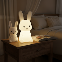 Veilleuse LED télécommandée pour enfants lampe de chambre apaisante blanc chaud coloré émission pépinière chambre maison