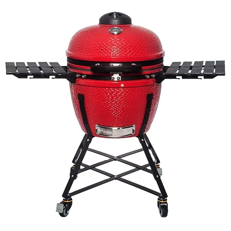 Large Outdoor Charcoal Grill Ceramic Bbq Barbecue Kamado Grill Roaster Egg Style