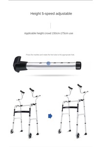 Ayuda para caminar para niños, dispositivo de asistencia para caminar para ancianos con ayuda para caminar con ruedas - Product Image 5