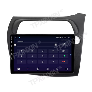 Cảm ứng màn hình thẳng đứng <span class=keywords><strong>Android</strong></span> 12 tự động đài phát thanh Video headunit GPS NAVI đa phương tiện Player DVD Carplay LHD cho Honda Civic 2006-2011 - Product Image 6