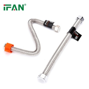 Manguera Flexible de Acero Inoxidable de Alta Calidad IFAN, 1/2" 3/4" 30-100cm, Tubería Corrugada de Acero Inoxidable <span class=keywords><strong>para</strong></span> <span class=keywords><strong>Baño</strong></span> - Product Image 3