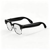 Lunettes Intelligentes IA avec Caméra 1080P, Enregistreur Vidéo, Microphone, Commande Vocale, Traduction en Temps Réel, Chargement Type-C, Lecteur de Musique
