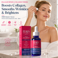 Sérum PDRN Marque Blanche, Sérum PDRN Peptide Rose 12 OEM ODM avec ADN de Saumon & Vitamine C pour Réparation Cutanée, Hydratation et Apaisement