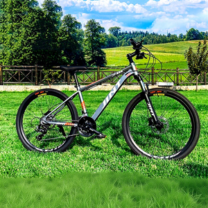 Bicicleta de Montaña de Aluminio de 26 Pulgadas con Velocidad Variable, Frenos de Disco Dobles, Horquilla de Resorte de Aceite, Capacidad de Carga de 150 kg, Cuadro Rígido BIC-011 Aluminio A - Product Image 5
