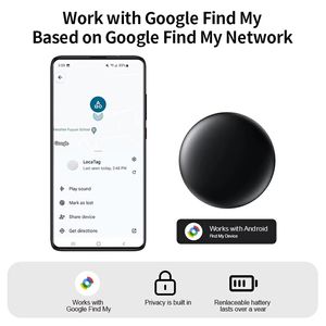 Traceur intelligent Android certifié Google, GPS, <span class=keywords><strong>Bluetooth</strong></span>, localisateur anti-perte pour clés, portefeuille, sac, <span class=keywords><strong>voiture</strong></span>, véhicule, animal de compagnie, <span class=keywords><strong>valise</strong></span> de voyage - Product Image 2
