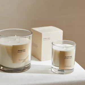 Bougies en pot de verre de soja à 3 mèches personnalisées de marque privée <span class=keywords><strong>Bougie</strong></span> en cristal de luxe pour l'aromathérapie et la guérison spirituelle pour la Saint-Valentin - Product Image 1