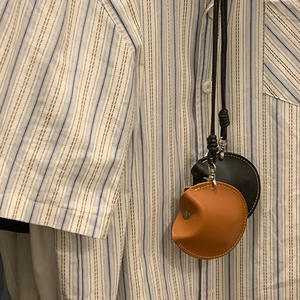 Sac <span class=keywords><strong>de</strong></span> rangement pour lunettes pendentif unisexe étui en cuir lunettes <span class=keywords><strong>de</strong></span> soleil étui à clés boîte chaîne lecture Portable coloré sac colliers - Product Image 5