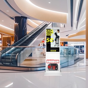 43 pollici Digital Signage pubblicità chiosco pavimenti in piedi AED intelligente stazione di pronto soccorso Kit di emergenza armadio di stoccaggio con allarme - Product Image 4