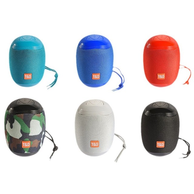 Fabric Portable BT Speaker, Outdoor Fm Radio, Card, Subwoofer, Tws Series Connection