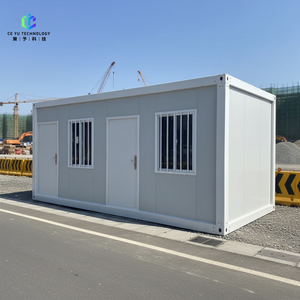 Cabine préfabriquée en panneaux sandwich, portable, en kit, maison conteneur mobile pour bureau, <span class=keywords><strong>entrepôt</strong></span>, atelier - Product Image 4