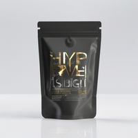 Sachet Doypack Personnalisé Transparent Dépoli avec Fermeture Ziplock et Trou Euro pour Aliments pour Animaux 6kg, Finition Perle Mate