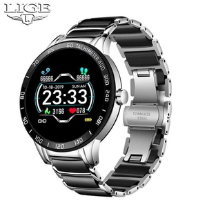 Lige Bw0151 New Functional Heart Rate Fitness Full Circle Touch Screen <b>Smart</b> <b>Watch</b> for Men - Product Image 2