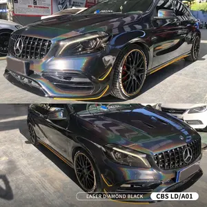 Carbinos laser diamante de longa durabilidade alta qualidade, preto carro, mudança de cor, embrulho, vinil