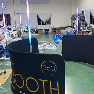 Cổ điển nửa vòng tròn gian hàng ảnh căng thẳng khung bao vây 360 gian hàng ảnh bao vây bối cảnh - Product Image 6