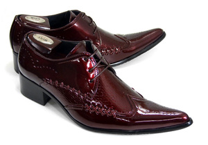 Chaussures de ville pour hommes à bout pointu en cuir pleine fleur véritable, nouveau design tendance, vente en gros d'usine - Product Image 4