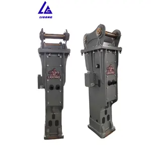 Auto grease Mount hidrolik jack hammer untuk 1-50 ton excavator