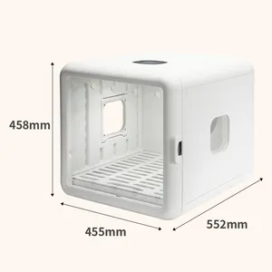 65L Factory Direct Sale 1200W Pet Grooming Dryer Machine Box PE Big Pet Hair Dryer Box Low Noise 60dB Automatic Pet Dryer Box