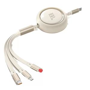 Cable DE DATOS PD27W tipo C para Android para <span class=keywords><strong>Huawei</strong></span> carga súper rápida compatible con impresora de carga Flash de un tirón tres elásticos - Product Image 6